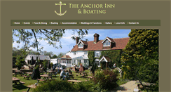 Desktop Screenshot of anchorinnandboating.co.uk